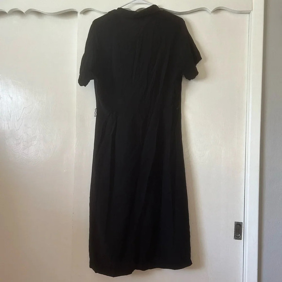 Prologue Black Button Down Short Sleeve Dress Size S - Picture 5 of 10